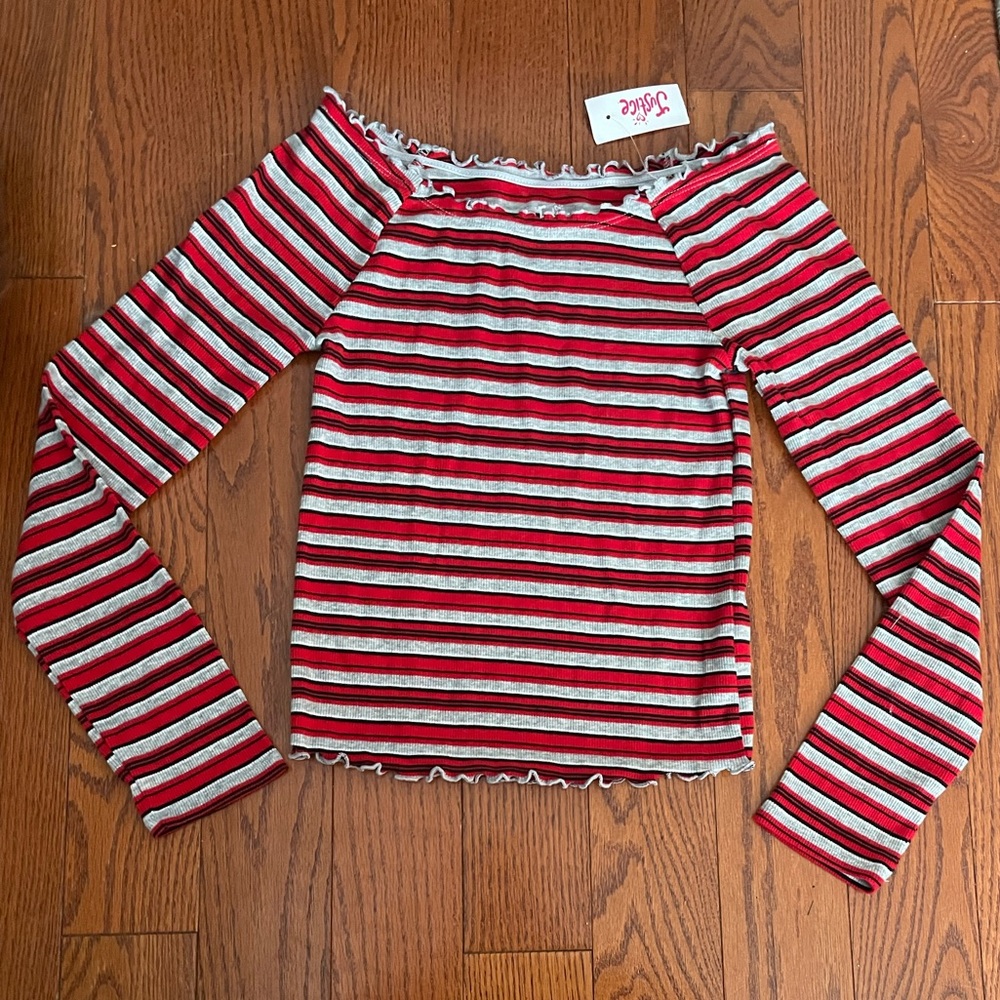 New Justice Girls Long-Sleeve Shirt Size 12